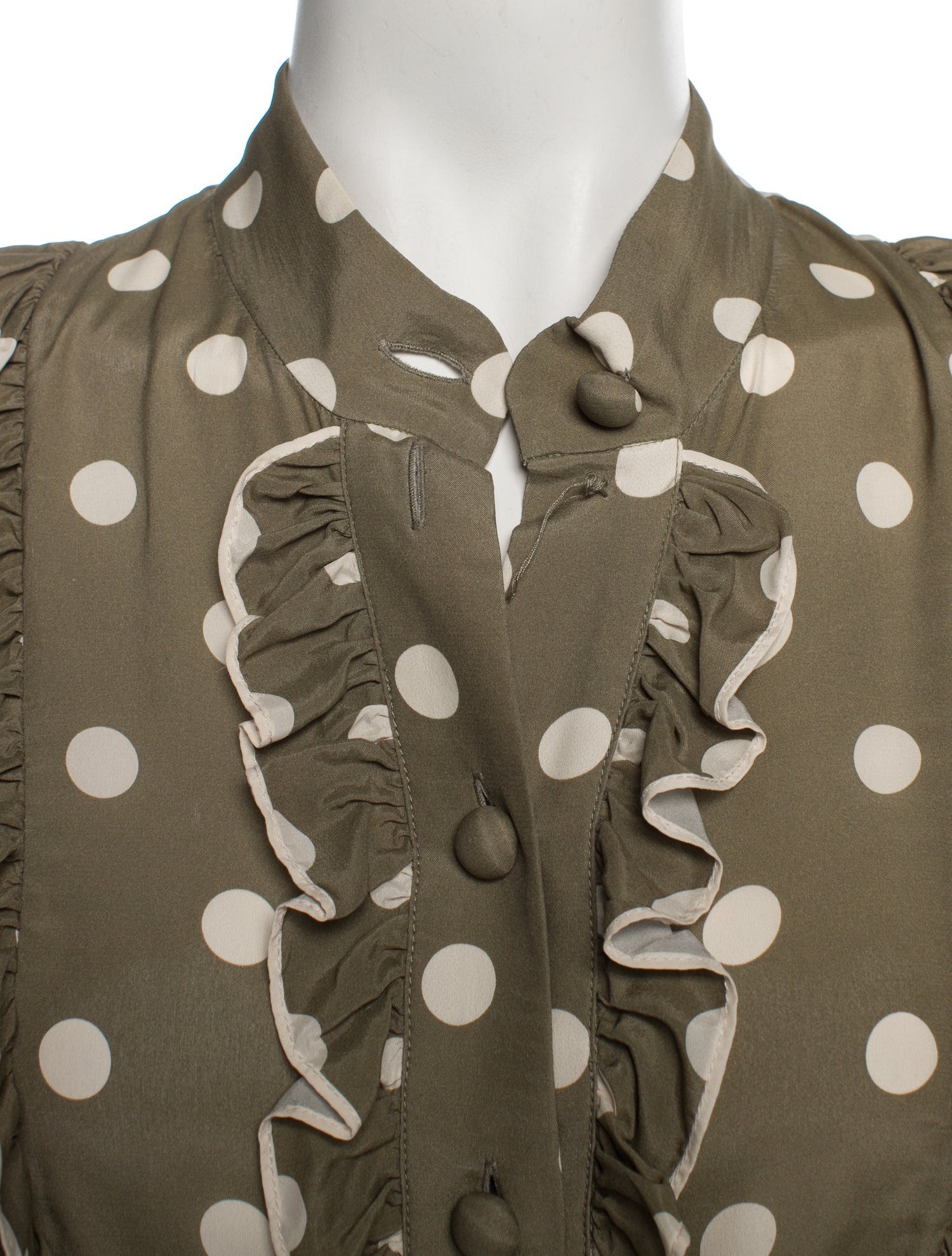 Zimmermann Polka Dot Print Long Dress